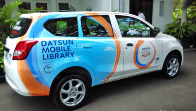 Datsun GO+ Panca Disulap Jadi Perpustakaan Keliling Agar Anak Indonesia Gemar Membaca Datsun GO+ Panca Disulap Jadi Perpustakaan Keliling Agar Anak Indonesia Gemar Membaca