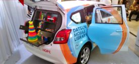 Datsun GO+ Panca di modif jadi perpustakaan keliling