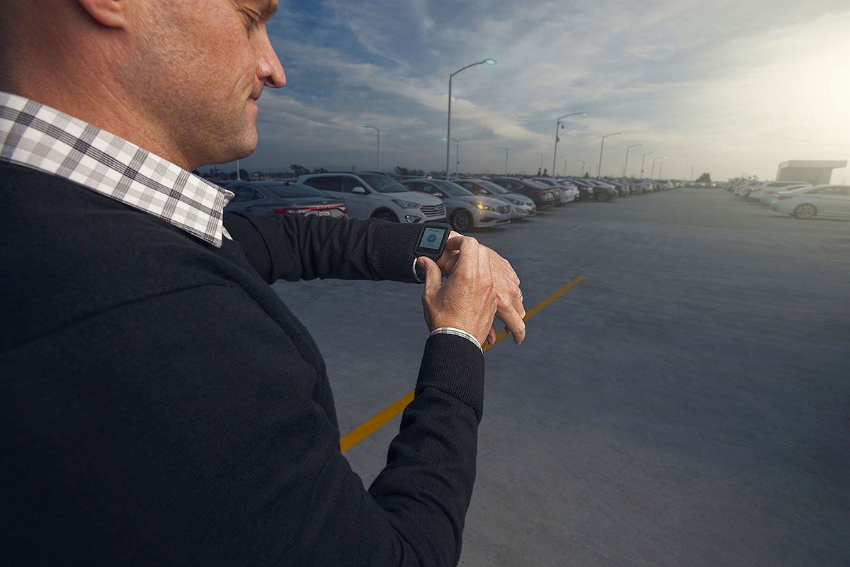 Hi-Tech, Smartwatch apps Blue Link Hyundai mencari mobil di parkiran: Mencari Mobil di Parkiran Pakai Aplikasi Hyundai Smartwatch