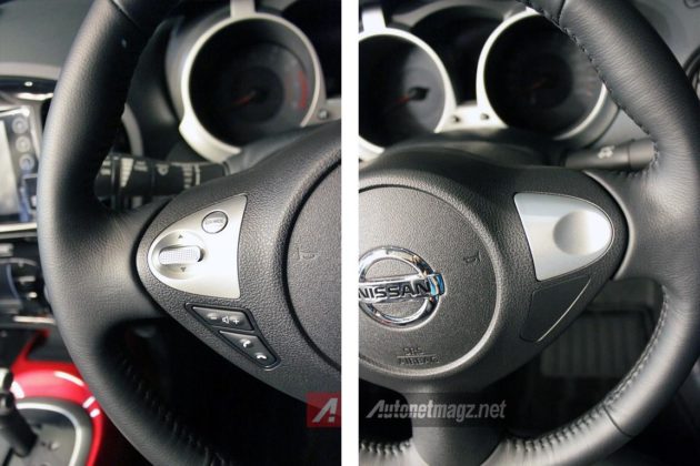 Nissan Juke baru facelift 2015 tombol steering switch control setir