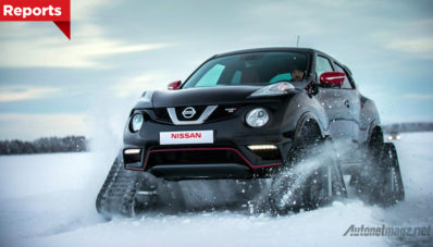 Gila, Nissan Pasang Roda Tank Baja untuk Juke Nismo RS Gila, Nissan Pasang Roda Tank Baja untuk Juke Nismo RS