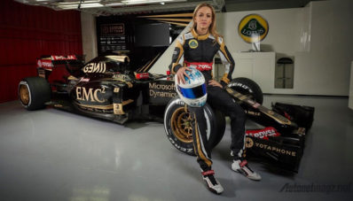 Perkenalkan Carmen Jorda, Pembalap Baru Tim F1 Lotus yang Paling Cantik