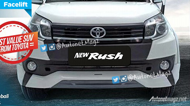 Mobil Baru, Toyota Rush 2015 facelift new: Brosur Toyota Rush Facelift 2015 Bocor, Ini Bentuk Eksteriornya!