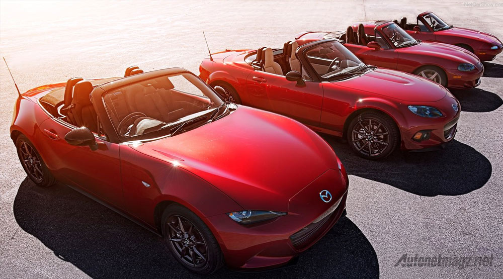 Berita, generasi-mazda-mx-5: Mazda MX-5 SkyActiv Resmi Produksi, Pertengahan Tahun Ini Mulai Dijual!