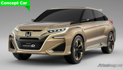 Honda D Concept, Ini Bukanlah Versi SUV dari Honda Mobilio Honda D Concept, Ini Bukanlah Versi SUV dari Honda Mobilio