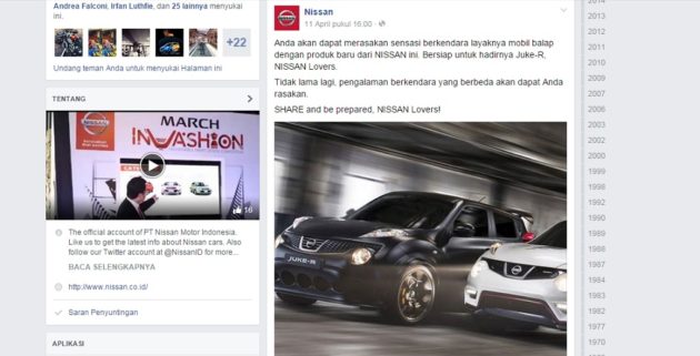 Nissan Juke R Campaign Indonesia