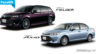 Toyota Corolla Axio dan Corolla Fielder Sudah Diberikan Facelift di Jepang Toyota Corolla Axio dan Corolla Fielder Sudah Diberikan Facelift di Jepang