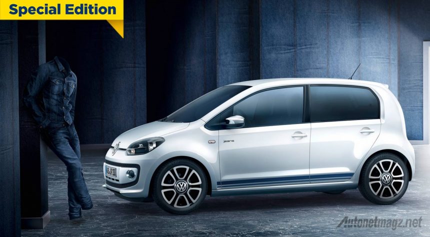 City Car Volkswagen Up! Kini Dikombinasikan dengan Bahan Celana Jeans City Car Volkswagen Up! Kini Dikombinasikan dengan Bahan Celana Jeans