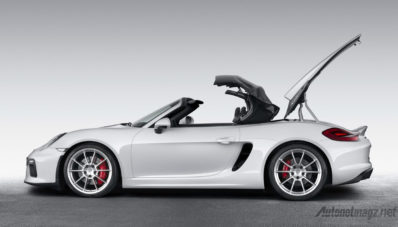 Porsche Boxster Spyder Incar Kaum Purist dengan Transmisi Manual dan Atap Lipat Manual