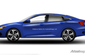 Seperti Inikah Rupa Honda Civic Sedan Baru?