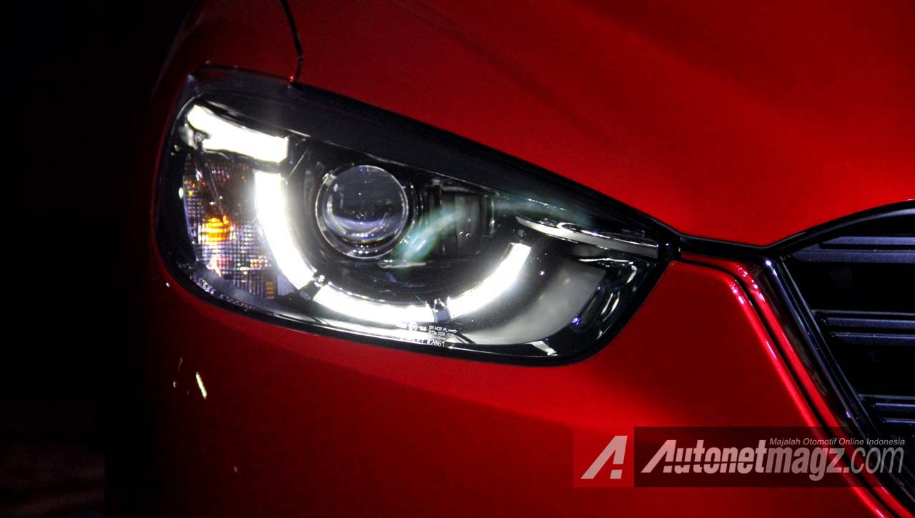 Mazda, lampu-depan-mazda-cx-5-led: First Impression Review Mazda CX-5 Facelift 2015