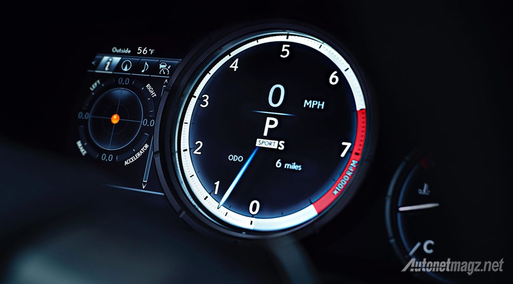 Berita, panel-instrumen-lexus-rx-350-f-sport: Lexus RX 2016 Baru Makin Ganteng dan Agresif!