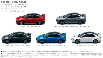 Mitsubishi Lancer Evolution X Final Edition Sudah Bisa Dipesan, Hanya 1.000 Unit Saja! Mitsubishi Lancer Evolution X Final Edition Sudah Bisa Dipesan, Hanya 1.000 Unit Saja!