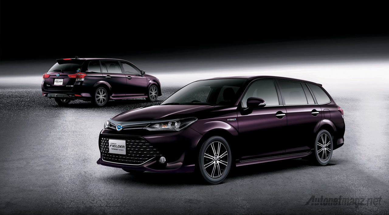 Berita, toyota-corolla-fielder-ungu: Toyota Corolla Axio dan Corolla Fielder Sudah Diberikan Facelift di Jepang