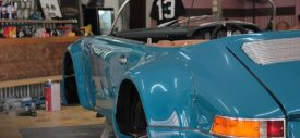 Porsche Speedster soft top RWB Indonesia di bengkel Terror Garage Bandung