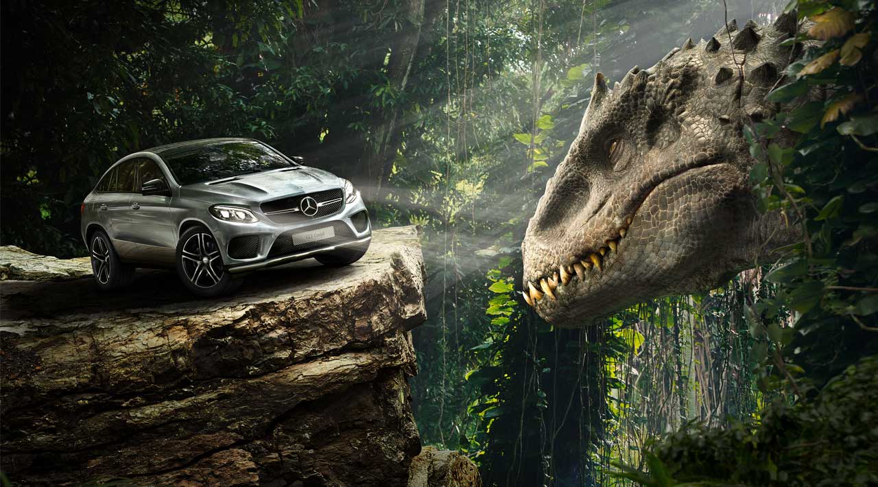 Berita, Mercedes-benz-GLE-Coupe-Jurassic-World: Mercedes-Benz GLE Coupe Jadi Bintang di Film Jurassic World, Tayang Bulan Depan di Bioskop!