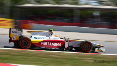 Rio Haryanto Amankan Posisi Kedua Klasemen di GP2 Series Spanyol Rio Haryanto Amankan Posisi Kedua Klasemen di GP2 Series Spanyol