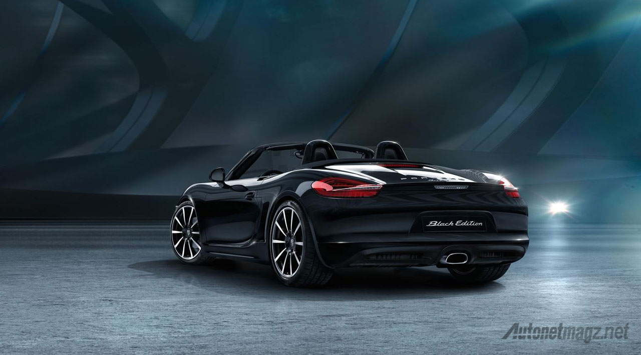 Berita, Porsche-Boxster-Black-edition-belakang: Porsche 911 dan Boxster Black Edition Hadir Sebagai Varian Spesial