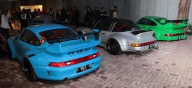 Porsche Speedster soft top RWB Indonesia di bengkel Terror Garage Bandung