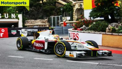 Kecelakaan di Sprint Race Monako, Rio Haryanto Gagal Selesaikan Balapan Kecelakaan di Sprint Race Monako, Rio Haryanto Gagal Selesaikan Balapan