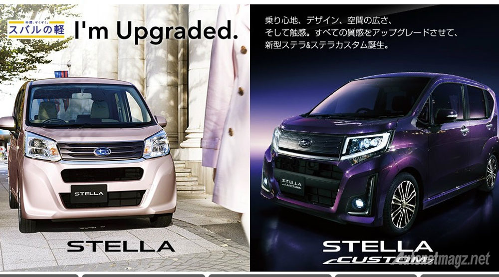 Berita, Subaru-Stella-dan-Stella-Custom: Subaru Stella Custom Teranyar Kini Juga Pakai Wajah Toyota Alphard