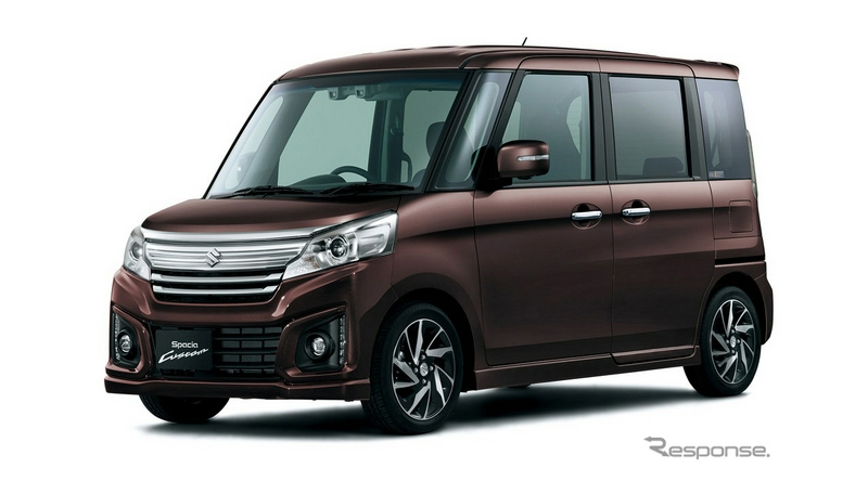 Berita, Suzuki-Spacia-Custom-Brown: Suzuki Spacia Baru Sudah Dijual di Jepang, Lengkap Dengan Paket Fitur Safety dan S-Ene Charge