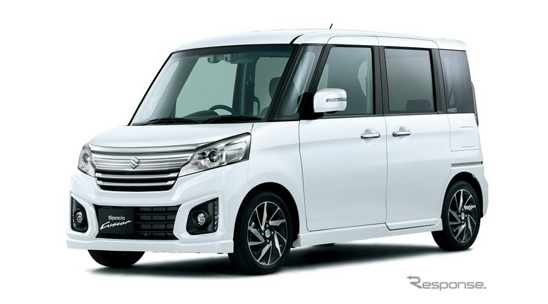 Berita, Suzuki-Spacia-Custom-white: Suzuki Spacia Baru Sudah Dijual di Jepang, Lengkap Dengan Paket Fitur Safety dan S-Ene Charge