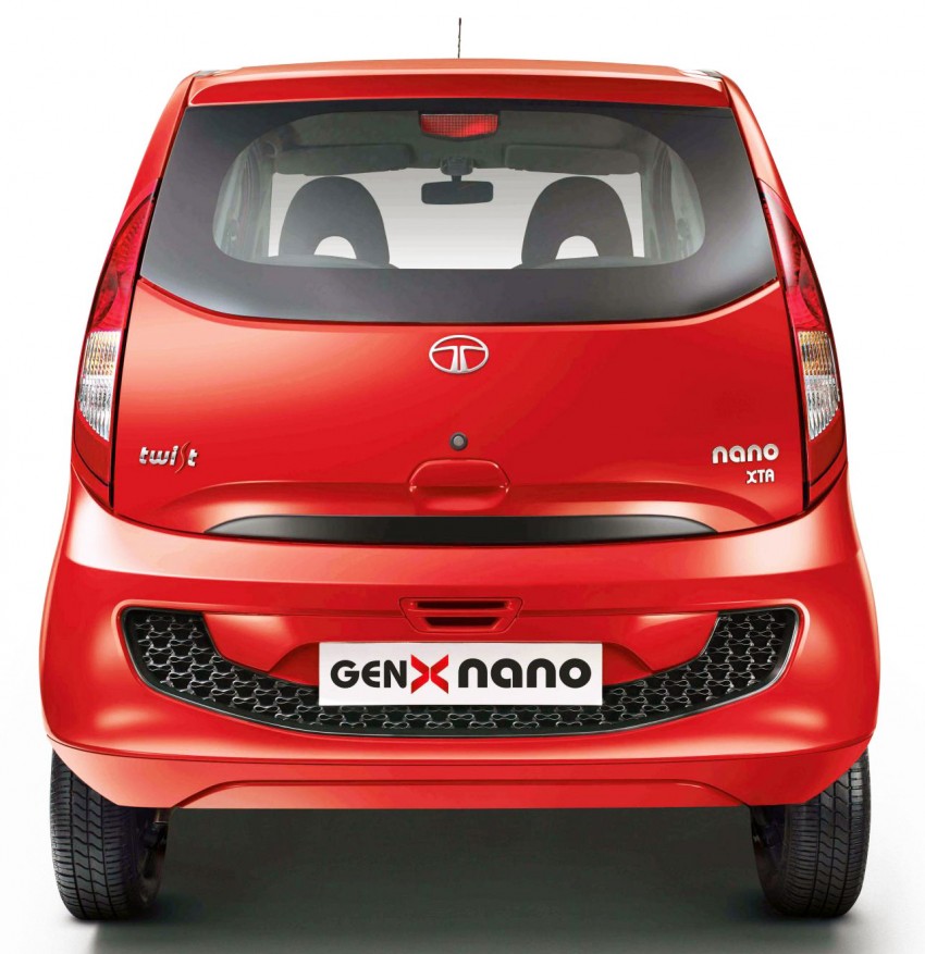 International, Tata Nano Gen X Rear Fascia: Tata Nano Gen X Facelift 2015 Kini Punya Transmisi AMT
