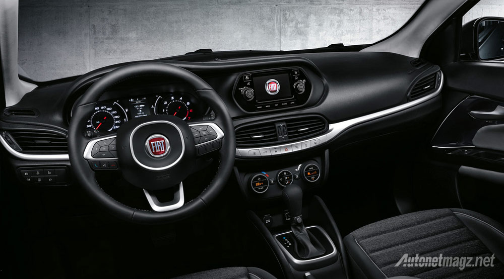 Berita, dashboard-fiat-aegea: Fiat Aegea Baru Bakal Ramaikan Persaingan Compact Sedan
