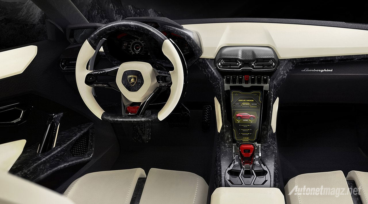 Berita, interior-lamborghini-urus: Lamborghini Masih Mengurus Persiapan SUV Urus, Belum Ada Kepastian Peluncuran