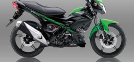 Kawasaki Athlete Pro baru 2015 warna hitam hijau