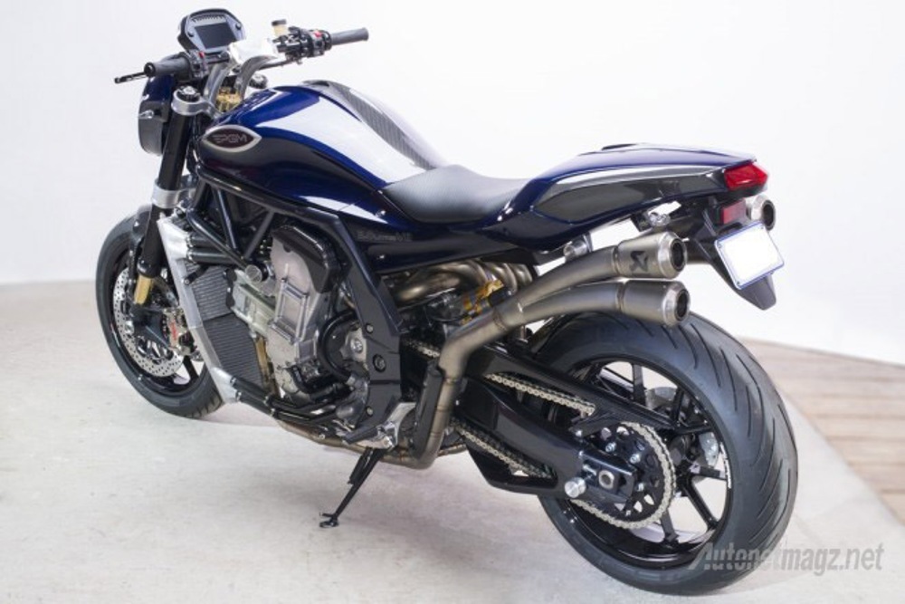 Motor Baru, pgm-v8-motorcycle-back: Beginilah Suara Mesin PGM V8 Superbike 334 HP, Suaranya Horor!
