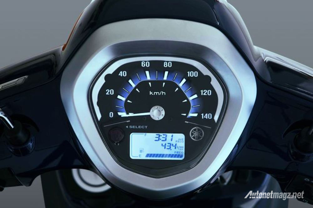 Motor Baru, yamaha-grand filano-nozza-grande-feature-speedometer: Siap Siap, Yamaha Grand Filano (Nozza Grande) Meluncur Bulan Depan