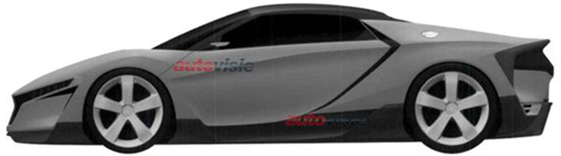 Honda Concept Sportscar side