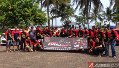Honda Brio Community Lakukan Touring Beramai-Ramai ke Anyer Honda Brio Community Lakukan Touring Beramai-Ramai ke Anyer