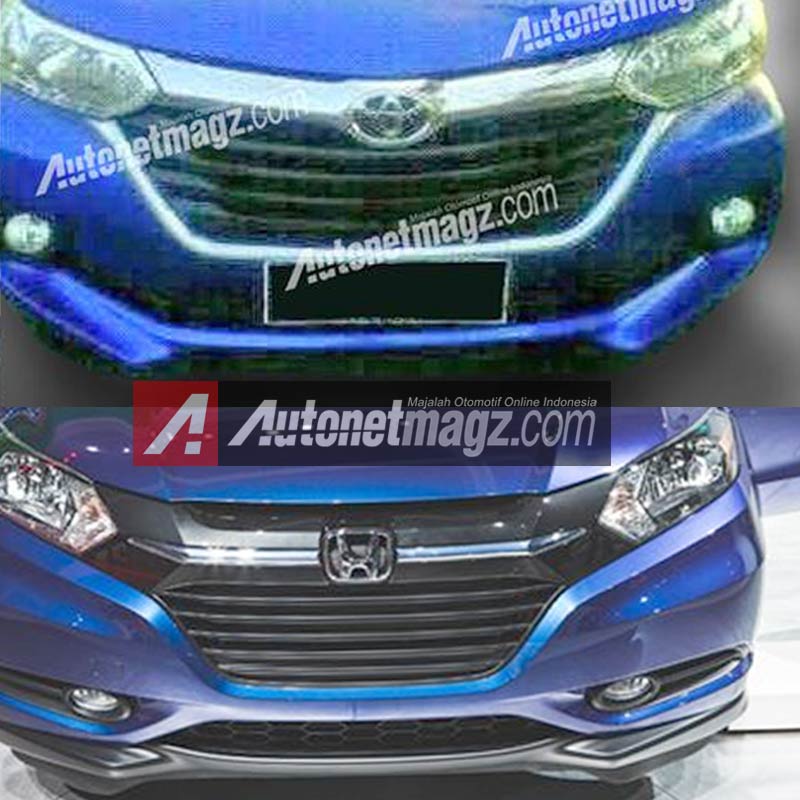 Honda, Toyota-Avanza-vs-Honad-HR-V: Membandingkan Wajah Toyota Avanza Dengan Produk Honda