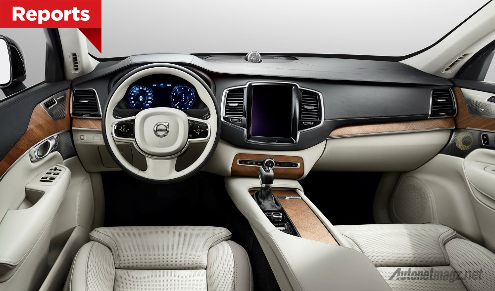 Berita, Volvo-XC90-interior-fascia: Strategi Volvo Lawan Kompetitor Jerman : Kabin Simpel Nan Ringkas