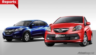 Honda HR-V dan Honda Brio Pertahankan Market Leader di Mei 2015 Honda HR-V dan Honda Brio Pertahankan Market Leader di Mei 2015