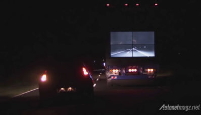 Samsung Safety Truck, Truk Bermonitor Buatan Samsung Membuat Menyalip Jadi Lebih Aman