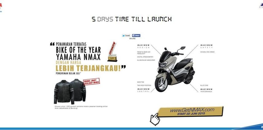 Yamaha Open Booking Yamaha NMax Dengan Harga Terjangkau Yamaha Open Booking Yamaha NMax Dengan Harga Terjangkau