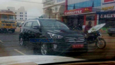 Small SUV Hyundai Creta Berkeliaran di Jalan Tanpa Penyamaran Small SUV Hyundai Creta Berkeliaran di Jalan Tanpa Penyamaran