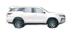 Spy Shot : Sisi Samping All New Toyota Fortuner 2015 Terkuak Tanpa Penyamaran