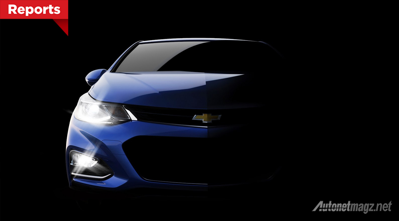 Berita, teaser-chevrolet-cruze: Chevrolet Kasih Intip Wajah dan Interior Sedan Chevrolet Cruze 2016