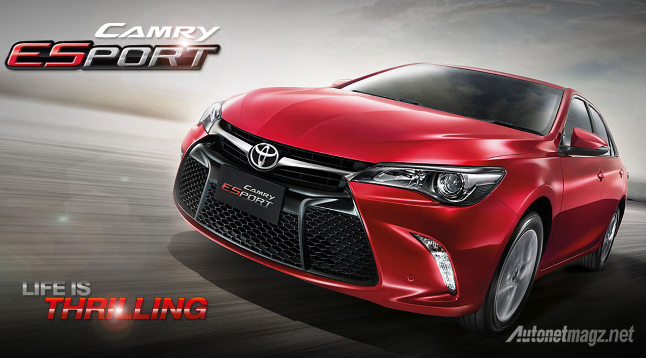 Berita, toyota-camry-esport-iklan: Toyota Camry ESport Meluncur di Thailand, Lebih Gahar dan Powerful Dibanding Camry Standar