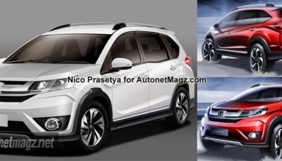Ini Dia Wujud Honda BR-V Versi Produksi Berdasarkan Sketsa! Ini Dia Wujud Honda BR-V Versi Produksi Berdasarkan Sketsa!