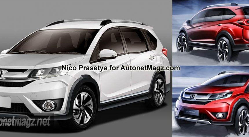 Ini Dia Wujud Honda BR-V Versi Produksi Berdasarkan Sketsa! Ini Dia Wujud Honda BR-V Versi Produksi Berdasarkan Sketsa!