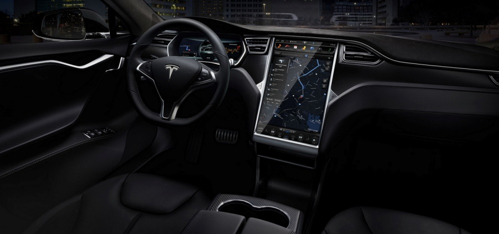 Berita, Tesla-Model-S-interior: Tesla P85D Sudah Wow? Masih Ada Tesla Model S P90D 762 HP Dengan ‘Ludicrous’ Speed