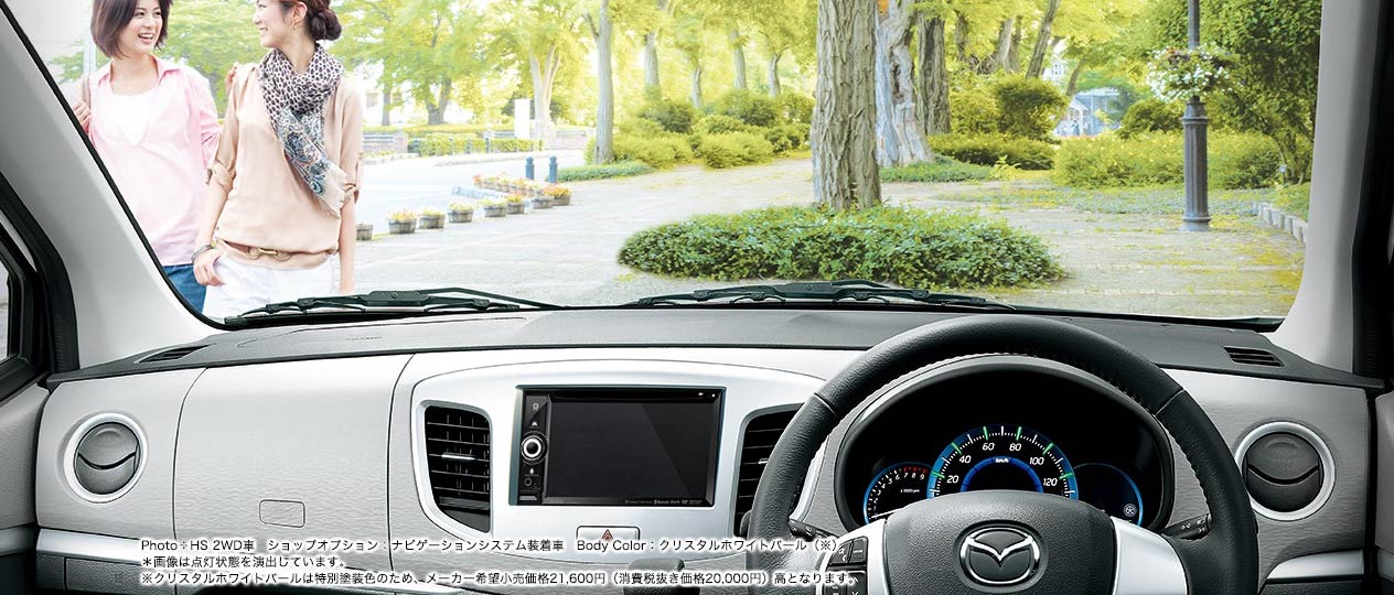 Berita, dashboard-mazda-flair: Inilah Mazda Flair, Kei Car Kembaran Suzuki Wagon R Stingray di Jepang