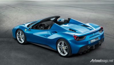 Ferrari 488 Spider, Kuda Pacu Turbo Italia Kini Hadir Dengan Atap Terbuka Ferrari 488 Spider, Kuda Pacu Turbo Italia Kini Hadir Dengan Atap Terbuka