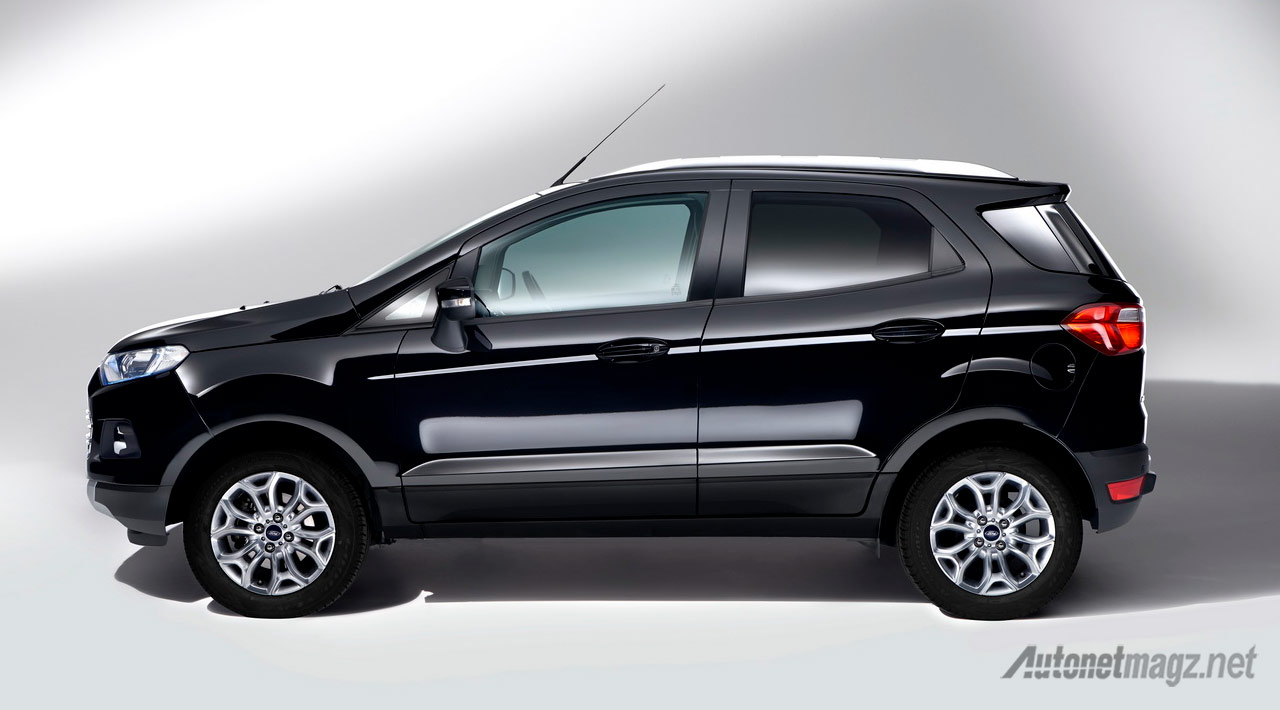 Berita, ford-ecospot-facelift-side-black: Ford EcoSport Facelift Diubah Lagi, Fokus Pada Peningkatan Kualitas Peredaman